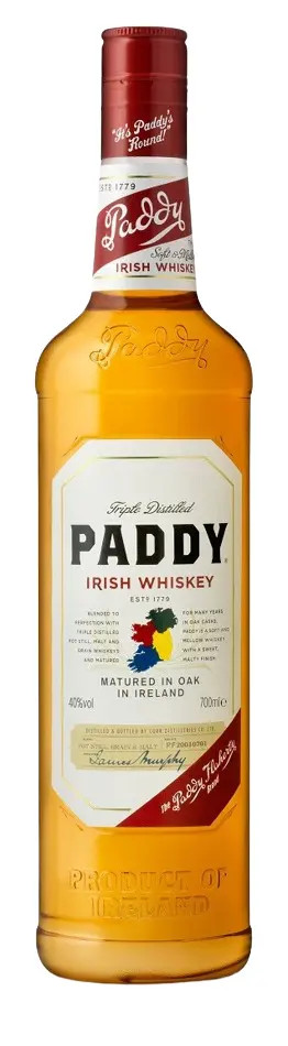 Paddy Old Irish Whiskey 40% 0,7l