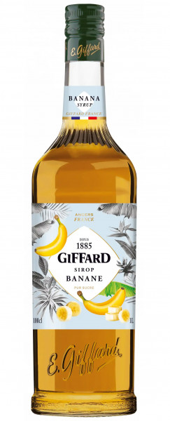 Giffard Bananen Sirup Gelb 1,0l