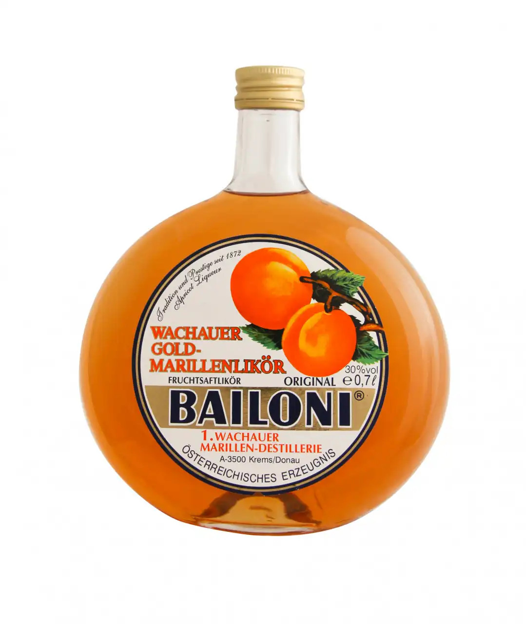 Bailoni Marillenlikör 30% 0,7l !