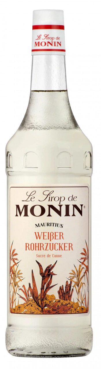 Monin Weißer Rohrzucker Sirup 1,0l