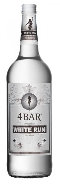 4 Bar White Rum 37,5% 1,0l