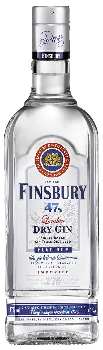 Finsbury Gin Platinium 47% 0,7l!