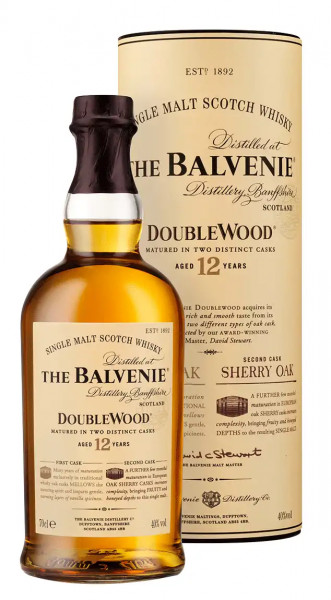 Balvenie 12 years Double Wood Speyside Malt Whisky 40% 0,7l