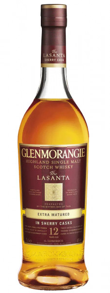 Glenmorangie The Lasanta Sherry Cask Highland Malt 12 years Whisky 43% 0,7l