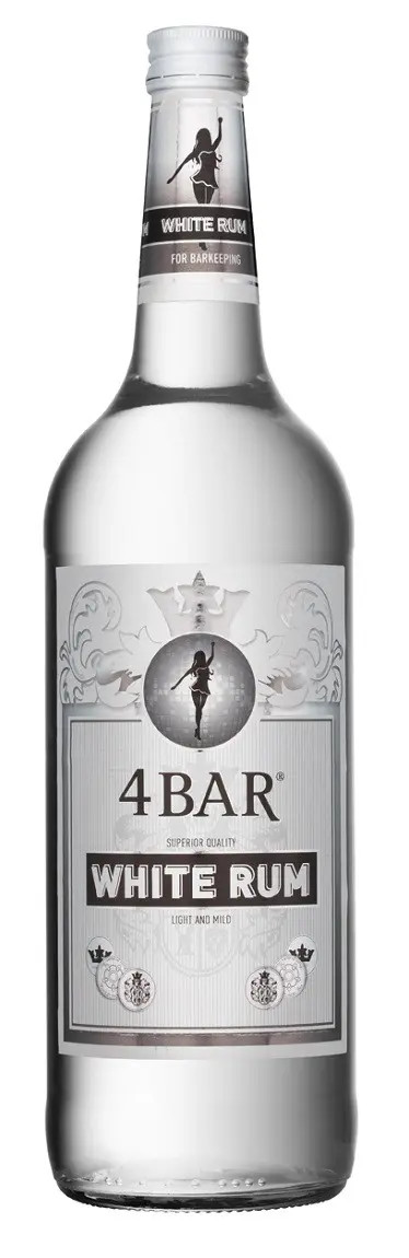 4 Bar White Rum 37,5% 1,0l