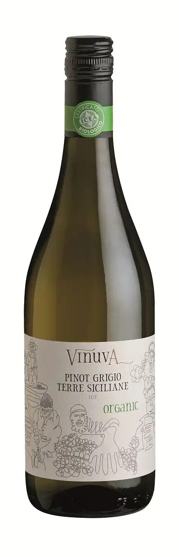 2023 Vinuva Pinot Grigio Terre Siciliane I.G.T. Bio (ABCERT:DE-ÖKO-022)