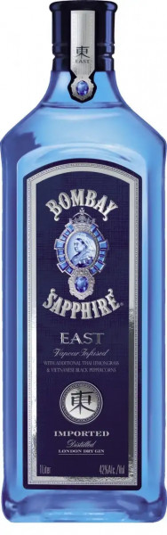 Bombay Sapphire East London Dry Gin 42% 0,7l!