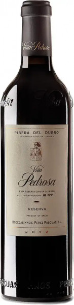 2016 Vina Pedrosa Reserva D.O.